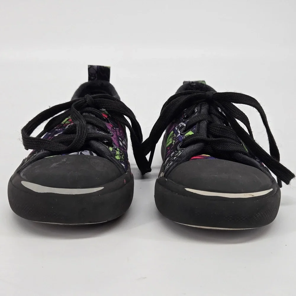 Natural Steps Trimfoot Co Comic Strip Dinosaur‎ Canvas Low Top Sneakers 8M